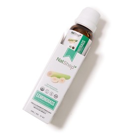 NATSHOP - Aceite Esencial Lemongrass Orgánico, 100% Puro, Grado Terapéutico USDA Organic - Tópico, ingerido y aromático - Antibacteriano y Calmante - 15ml