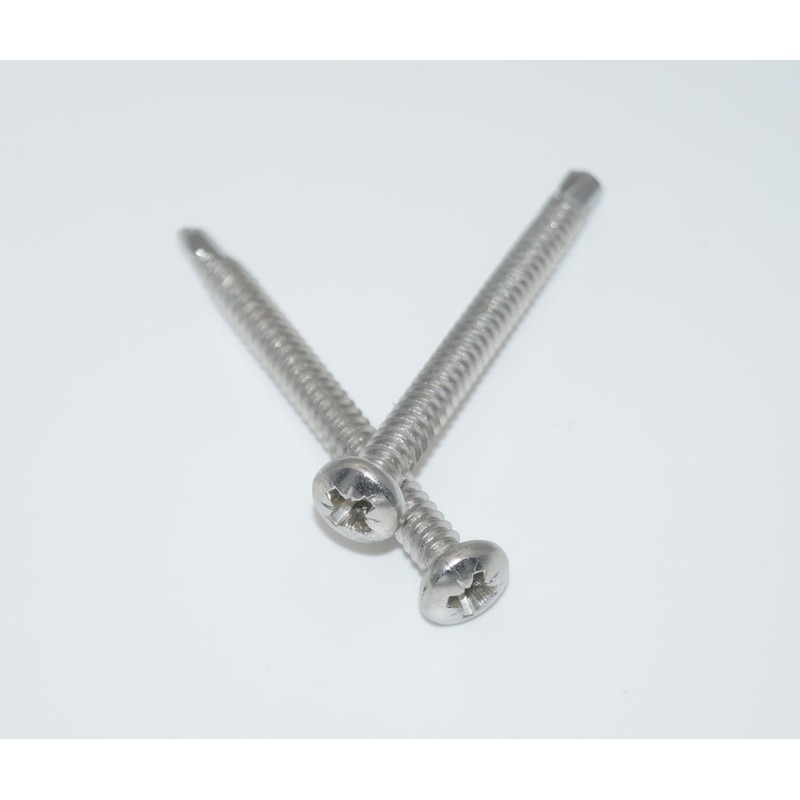 Pozidrive Drilling Screws 2.9 x 19 Pack of 20 Rounded