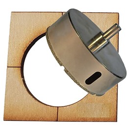 3 1/2" Diamond Hole Saw 3 1/2" Diamond Hole Saw for Shower Diverter Valve Porcelain Tile and Ceramic Tile Sink Drain and Granite Countertops 3 1/2 in Tile Hole Saw 3 1/2 Glass Hole Saw for Aquariums