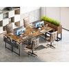 AODK 40 inch Small Computer Desk with Power Outlet for