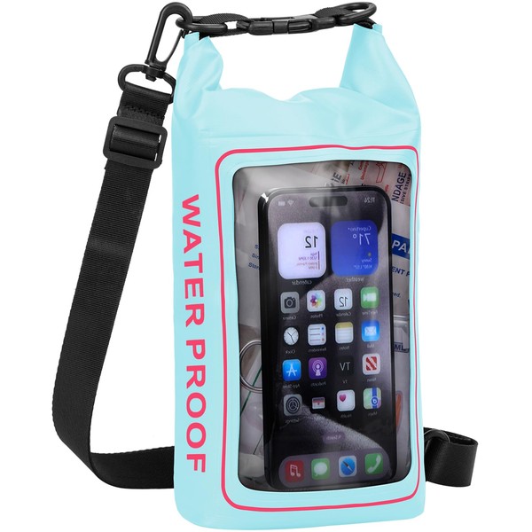 GPUSFAK 154 Pieces Waterproof First Aid Kit Mint Green