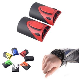 Goldfire 1 Pair Universal Cooling Arm Sleeves Accessories Motorcycle Cooling System Jacket Sleeve Vent for Summer Warm Weather (Red)