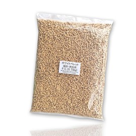 Iwakuni Recycled Energy, Cat Litter, Wood Pellet, 0.3 g, 1.8 lb (1.3 l, 0.8 kg), Disintegrating Cat Litter, For Pet Litter Box, Fuel for Stoves, Bonfire, Camping