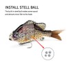 ODS Glide Bait Bionic Jointed Artificial Swimbait with Fiber Tail