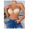 RoseSeek Women's Front Closure Strapless Underwire Bras Push Up Bandeau