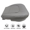 NLQR Front Driver Side Bottom Replacement Seat Cover Gray Microfiber