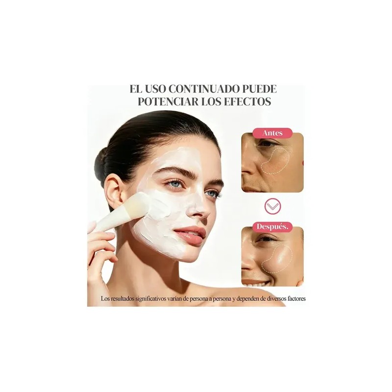 2pcs Mascarilla Exfoliante Colágeno Para Hidratar E Iluminar