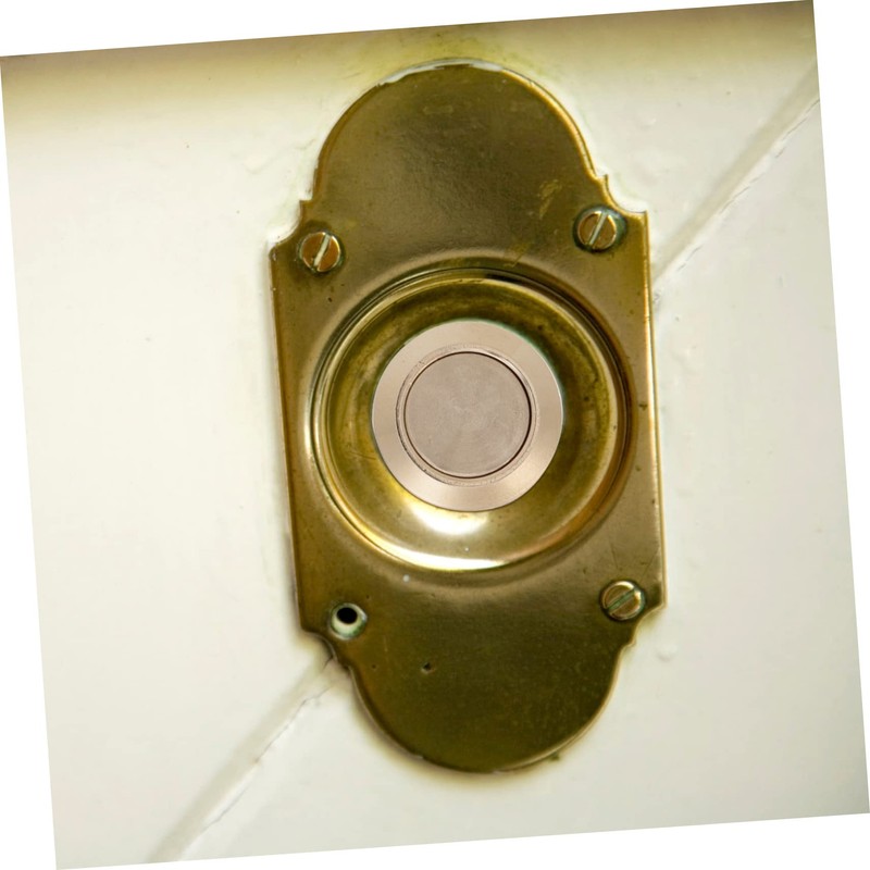 KONTONTY Replacement Doorbell Kit 2 Door Bell Push Buttons No