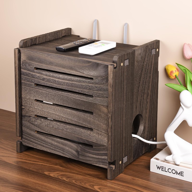WiFi Router Storage Box Modem Cable Shelf Router Cover Router