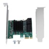 Estink PCIe SATA-Karte mit 4 Anschl1ssen, 6 Gbit/s SATA 3.0-Erweiterungskarte,
