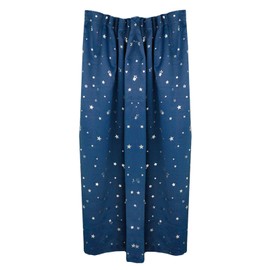 OTOTEC 130 * 180cm Kids Bedroom Moons and Stars Blackout Curtain With Hook Iron Lined