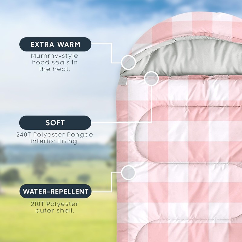 Wake In Cloud - Kids Sleeping Bag for Boys Girls