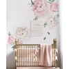 Peony Flowers Wall Sticker - Vintage Pink - by Simple