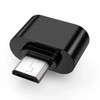 FPC Black Standard USB-A to Micro USB OTG Converter Adapter
