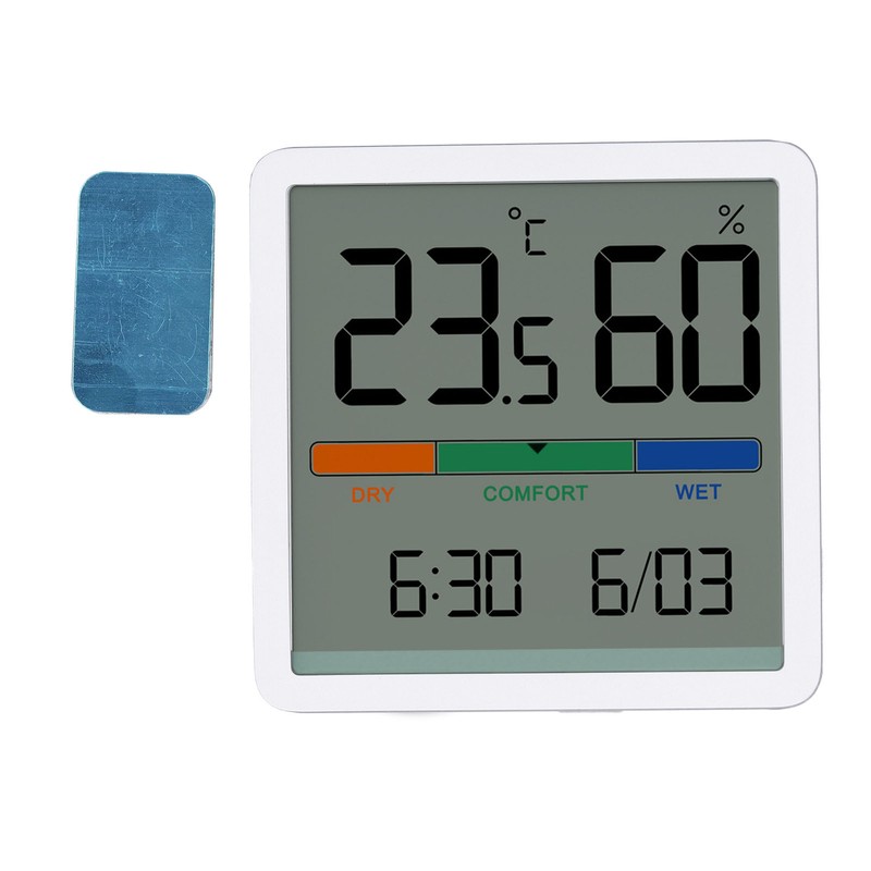 Temperature Humidity Monitor 3 in 1 Temp Tester Digital Display