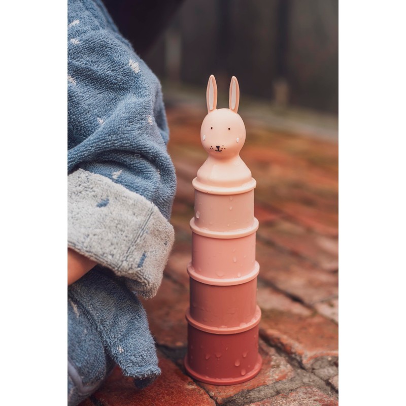 Trixie Stacking Cups - Pack of 5 - Mrs. Rabbit