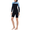 1.5MM Diving Onepiece Swimsuit Wetsuit Short Trousers for Snorkeling Surfing(Woman
