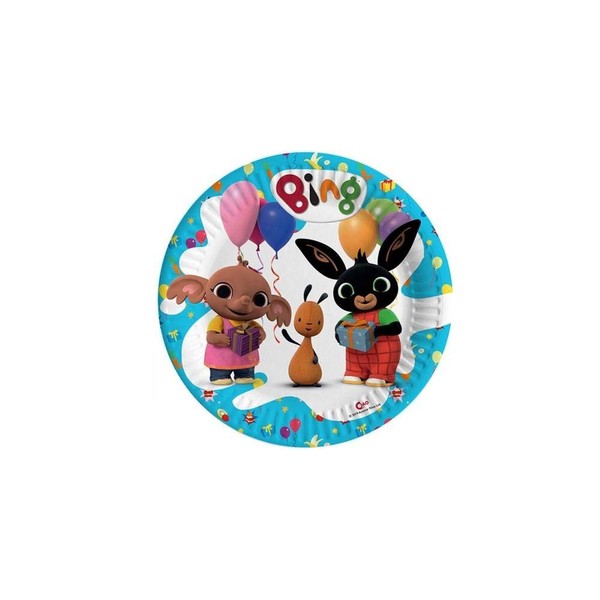 Ciao Diam 23 Plates, Multi-Coloured, 26350, Multicolor