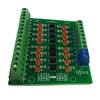 PRACTINET Módulo Optoacoplador de 24 vcd a 5vcd de 8