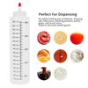 6pcs 250/450ML Sauce Bottle Squeeze Crafts Bottle Condiment Dispenser (250ml