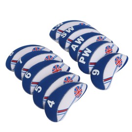 TOURBON 10 x Blue Golf Headcovers for Titleist Callaway Ping