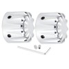 RAGBUSCLE Front Axle Nut Cover Axle Caps Set, Front Fork