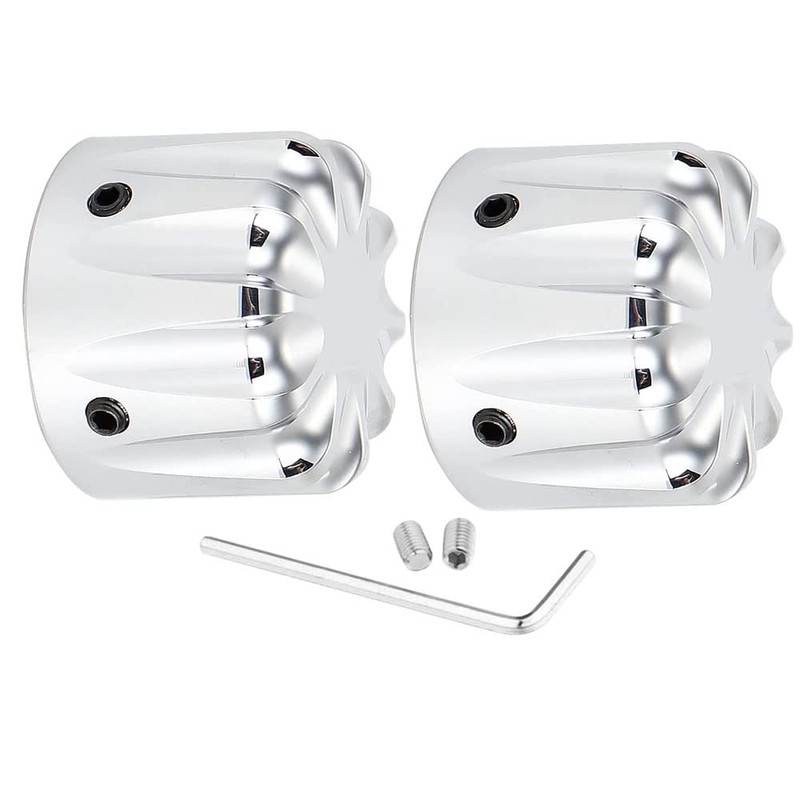 RAGBUSCLE Front Axle Nut Cover Axle Caps Set, Front Fork