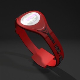Active Energy Power Balance Bracelet Wristband RED w/ Black Lettering