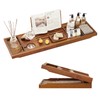 Premium Foldable Teak Bathtub Tray, Expandable Bath Tray for Tub,