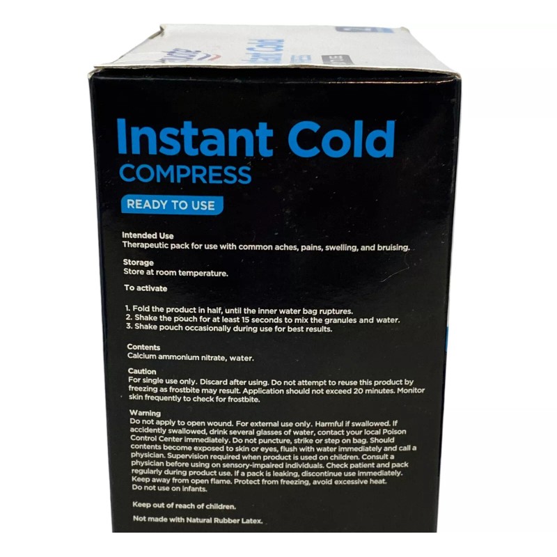 Equate Instant Cold Compress Ready to Use 2 Boxes (4