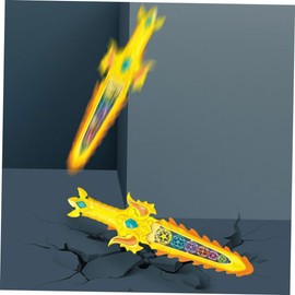 COLLBATH Boy Girl Luminous Glowing Light-up Sword Sound Effects for Party Props and Cosplay Safe for Boys and Girls