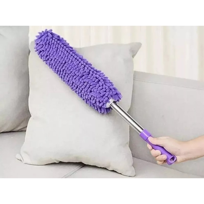 24x7 Plumero Mechudo Retráctil Microfibra Limpiador Polvolimpieza