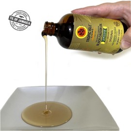 Tropic Isle Living Jamaican Black Castor Oil 8oz | Rich in Vitamin E, Omega Fatty Acids & Minerals | For Hair Growth Oil, Skin Conditioning, Eyebrows & Eyelashes, Scalp and Nail Care
