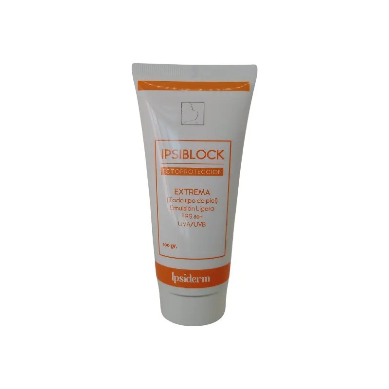 Ipsiblock Bloqueador Solar Extrema Fps50 Fotoprotector Uva Uvb 100g