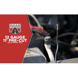 Road Power Automotive Copper Wire; 11'; Black, 55671333