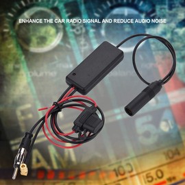 Car Antenna Amplifier AM FM Adapter Car Aerial Booster Amplifier Compatible with DAB, FM and AM