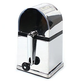 Portable Manual Ice Crusher, Stainless Steel Ice Crusher Shaver Machine for Home Bar Restaurant Party Cold Drinks