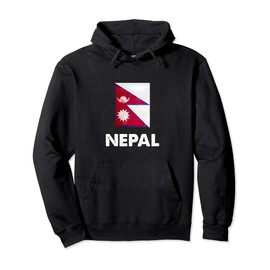 Nepalese Nepal Flag Pullover Hoodie