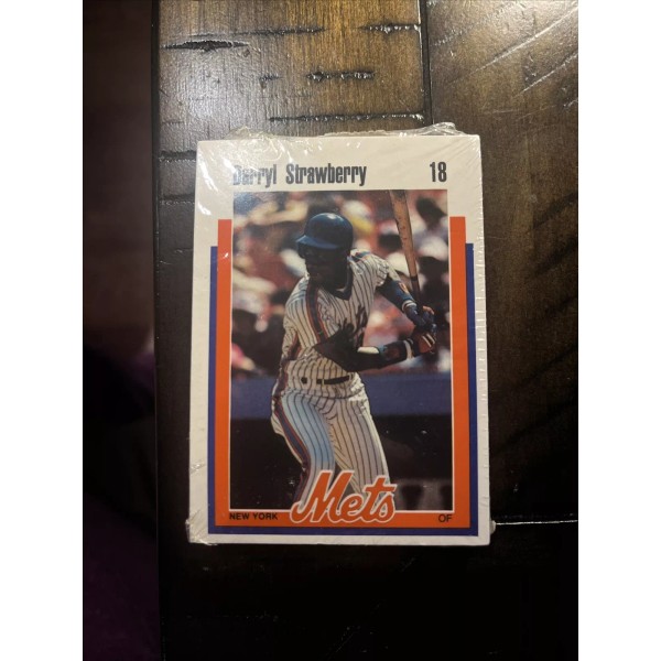 1989 Kahns New York Mets Team Set Sealed Darryl Strawberry
