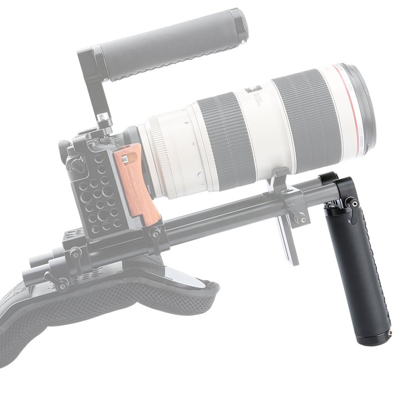NICEYRIG DSLR Mid-handle Grip with 15mm Rod Clamp for Camera