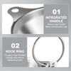 3 Piece Funnel Stainless Steel Stainless Steel Funnel Set, Mini