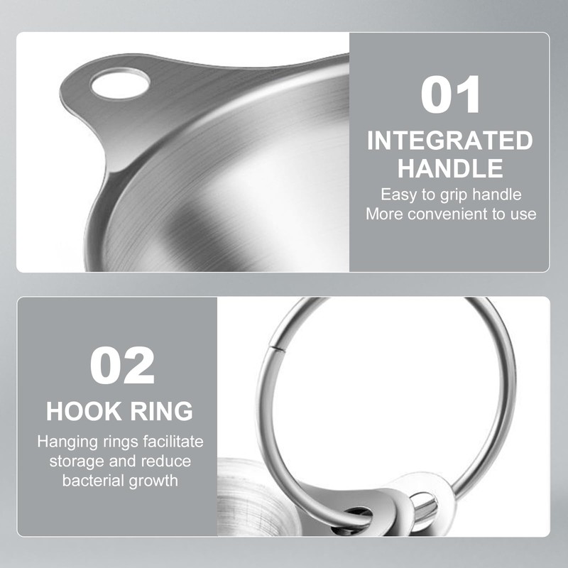3 Piece Funnel Stainless Steel Stainless Steel Funnel Set, Mini