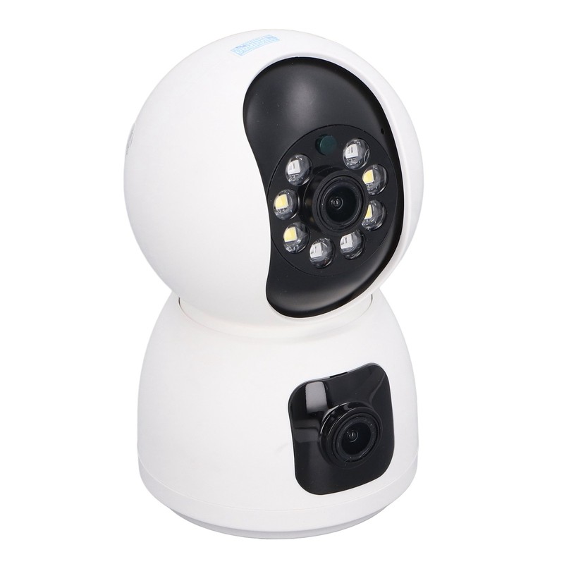 Dual Lens Security Camera Wireless 1080P 2 Way Talk Baby