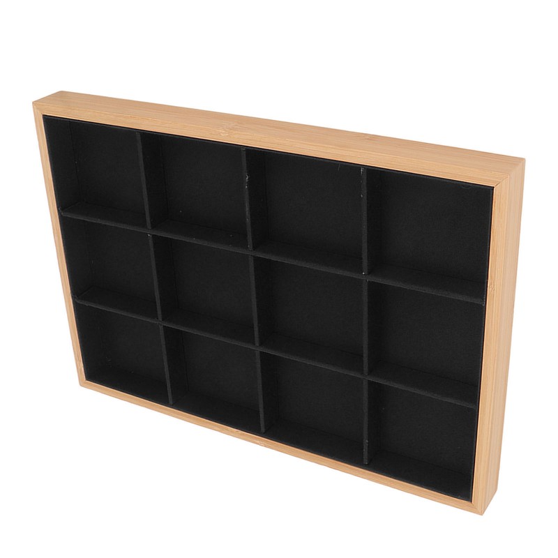 12 Grid Jewelry Tray Soft Elegant Appearance Strong Light Weight