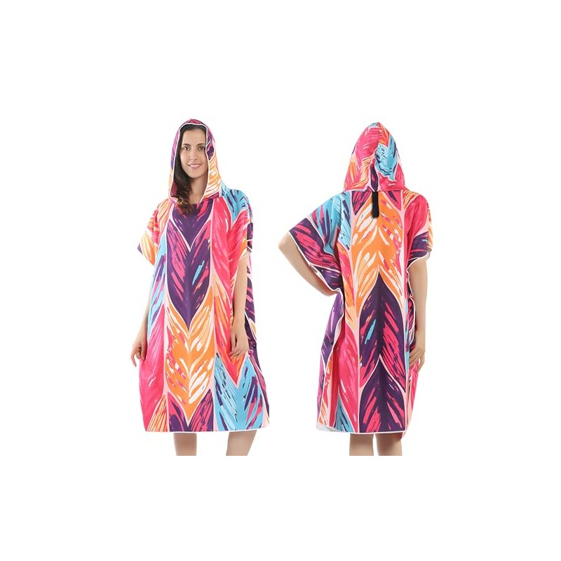 Poncho de Playa, Toalla de Playa con Capucha, Poncho de
