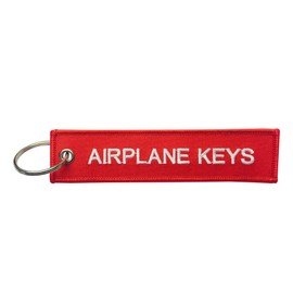 Airplane Keys Embroidered Keychain | Luggage Tag | aviamart®