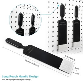 Gomake Window Tint Tools Bulldozer Squeegee Scrubber Paddle Squeegee Long Handle Tinting Tool for Front & Back Rear Window Film Auto Flat Glass Cleaning (Style A)