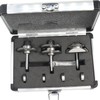 Akylin 3Pc Tongue and Groove Router Bit Set 1/4 Shank,45