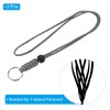 PATIKIL Paracord Lanyard with Keyring 18 Inch, 2 Pack Necklace