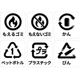 Garbage Sorting Stickers, Trash Can, Seal, Outdoor Set, Spilling Garbage, Plastic Bottle, Can, Bottle, Plastic, Recycling Mark, Classification, Garbage, Stylish, Can, Bottle, Pedal Bottle, Cute,